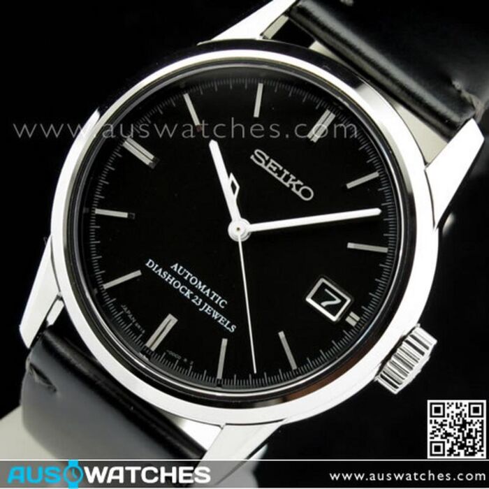 BUY SEIKO Spirit Automatic Watch 6R15 Black Leather Strap SCVS015 Japan -  Buy Watches Online | SEIKO AUS Watches