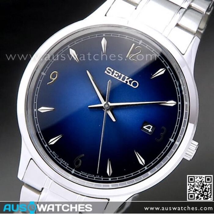 BUY SEIKO Quartz Blue Dial Stainless Steel Mens Watch SGEH89P1 - Buy Watches  Online | SEIKO AUS Watches