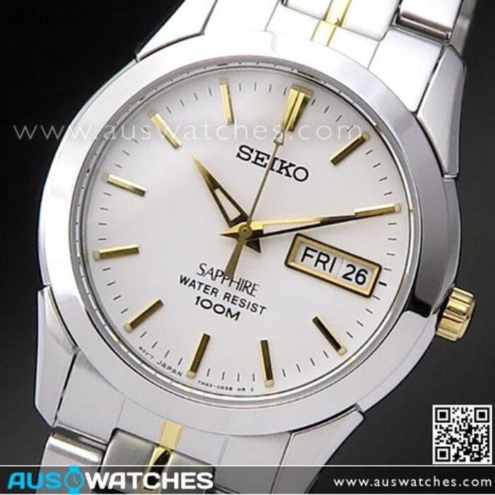 BUY Seiko Quartz Sapphire Crystal Two Tone Mens Watch SGG719P1 - Buy  Watches Online | SEIKO AUS Watches