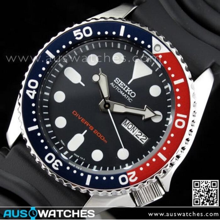 BUY Seiko Automatic Screw Down Crown 200M Divers Watch SKX009K1, SKX009K,  SKX009 - Buy Watches Online | SEIKO AUS Watches