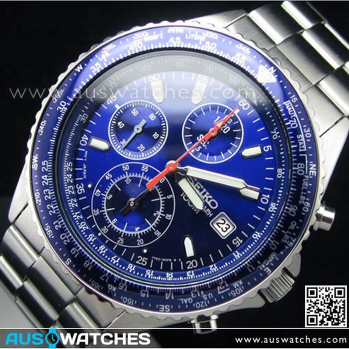 SEIKO Flightmaster Pilot Chronograph Watches SND255 SND255P1