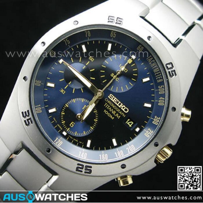 BUY Seiko titanium watch 100m Chronograph watches SND449P1 - Buy Watches  Online | SEIKO AUS Watches
