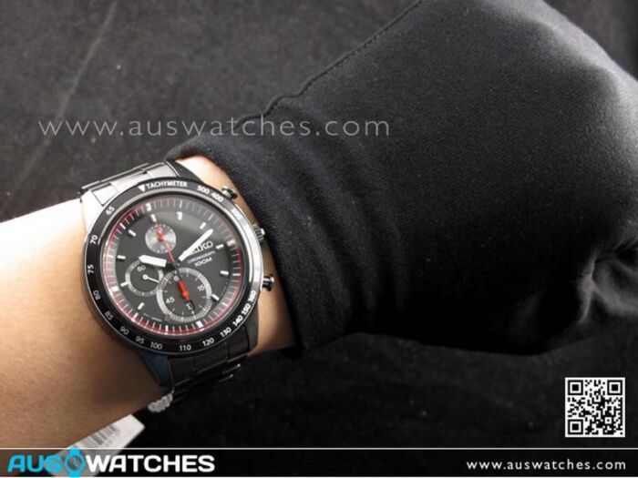 BUY Seiko Chronograph Ion Gunmetal 100M Mens Watch SNDD89P1
