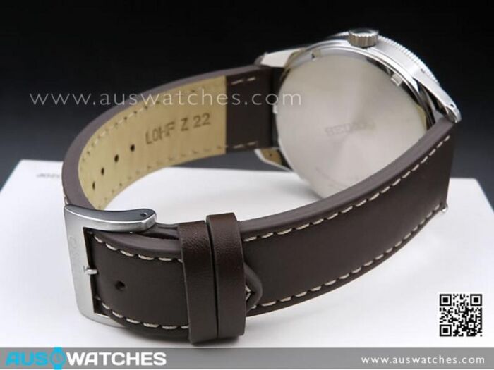 Seiko Solar Powered Leather Strap Mens Watch SNE473P1 SNE473 AUSwatches