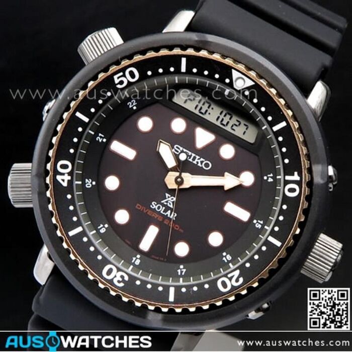 BUY Seiko Prospex Solar Arnie Black Gold 200M Diver SNJ028P1 - Buy Watches  Online | SEIKO AUS Watches