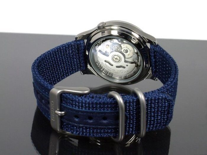 BUY Seiko Military Automatic Watch See-thru Back Nylon SNK807K2