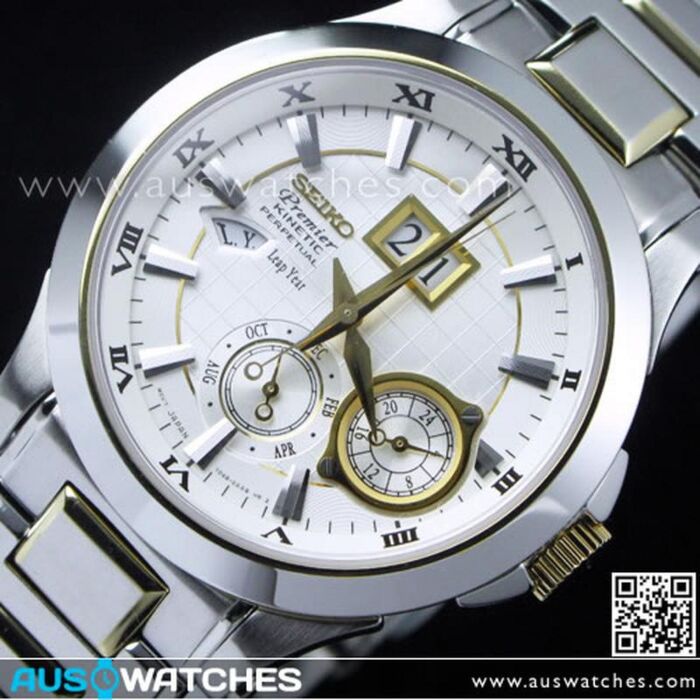 Seiko premier kinetic store perpetual leap year