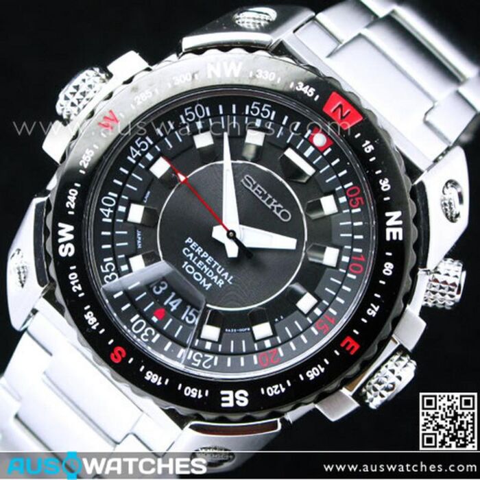 BUY Seiko Men Perpetual Atlas TiCn Bezel Watch SNQ039P1 - Buy Watches  Online | SEIKO AUS Watches