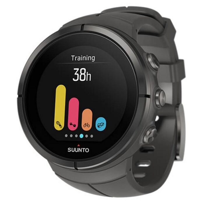 Suunto Spartan Ultra Stealth Titanium Multisport Bluetooth GPS Watch with  Heart Rate Belt