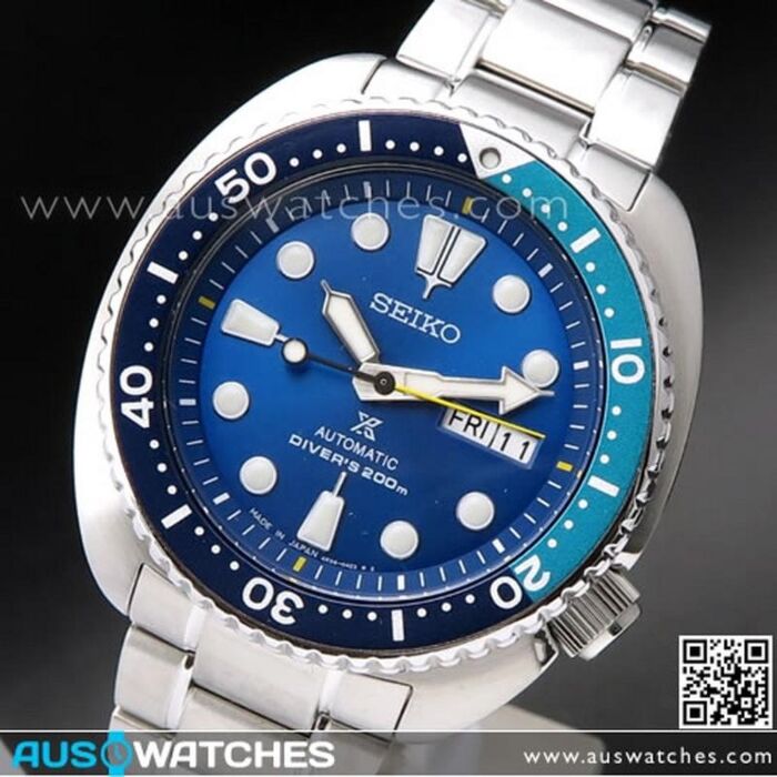 Seiko Prospex Turtle Blue Lagoon Ltd Automatic Watch SRPB11J1, SRPB11 with  Extra Strap 