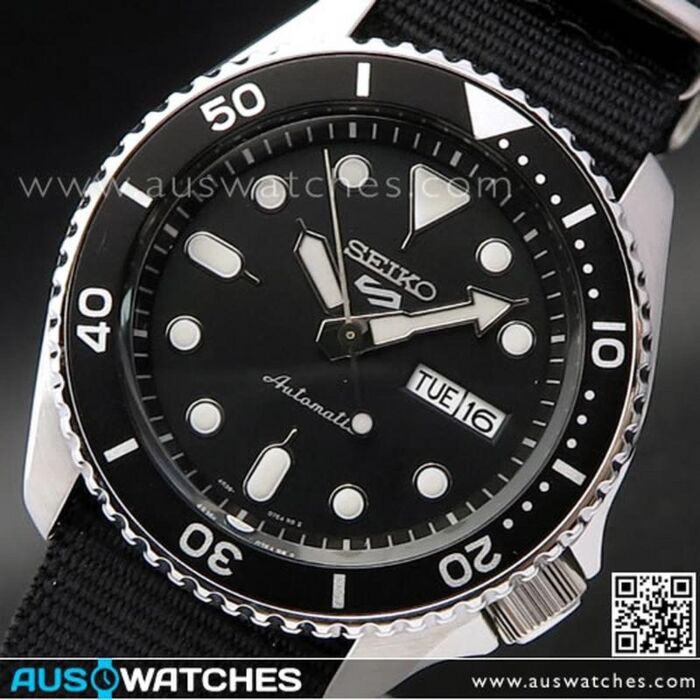 BUY Seiko 5 Sports Black Silicone Strap 100M Automatic Watch SRPD55K3 - Buy  Watches Online | SEIKO AUS Watches