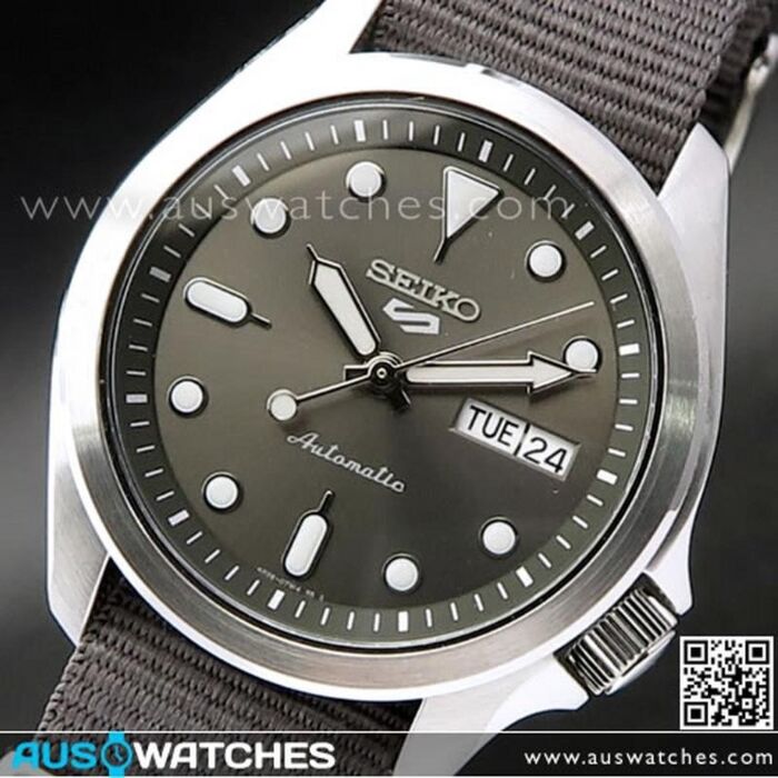 BUY Seiko 5 Sports Grey Dial Nylon Strap Automatic Watch SRPE61K1 - Buy  Watches Online | SEIKO AUS Watches