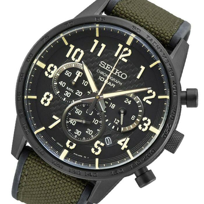 BUY Seiko Lord Chronograph Quartz Black Dial Mens Watch SSB369P1 | SEIKO  Watches Online - AUS Watches