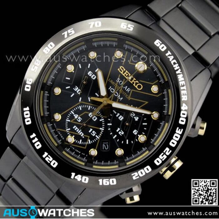Seiko limited edition men's chronograph clearance