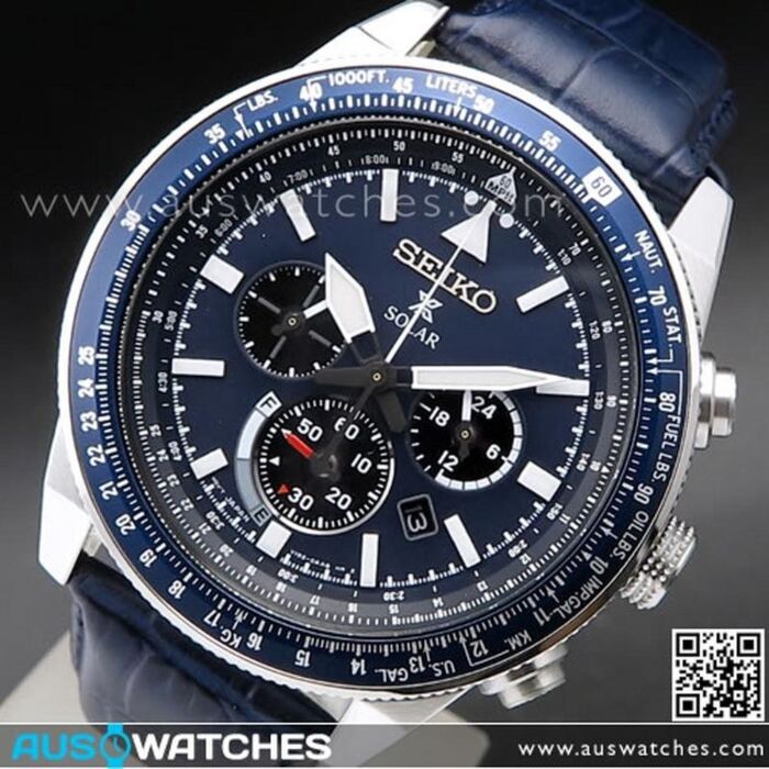 Seiko sapphire 100m hotsell leather