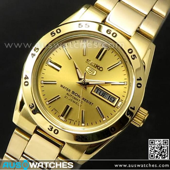 BUY Seiko 5 Sports Gold Tone Automatic Ladies Watch SYMG44K1, SYMG44 - Buy  Watches Online | SEIKO AUS Watches