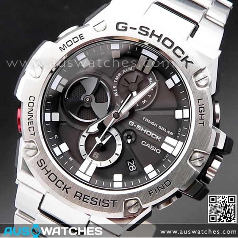 Casio G Shock G Steel Tough Solar Bluetooth Watch Gst B100d 1a Gstb100d Auswatches Com Casio G Shock G Steel Tough Solar Bluetooth Watch Gst B100d 1a Gstb100d Auswatches Com
